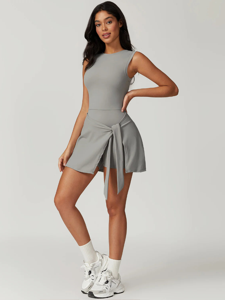 auvora™ High Neck Tennis Dress