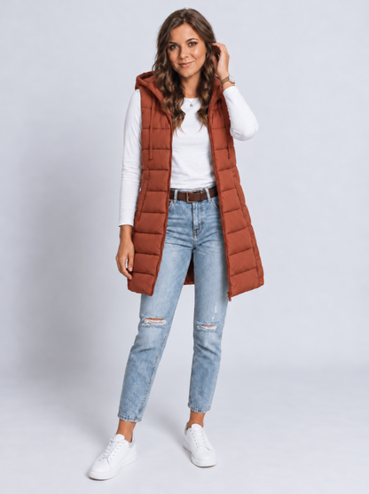 auvora™ Long Puffer Vest