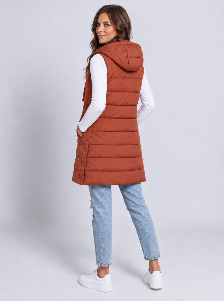 auvora™ Long Puffer Vest