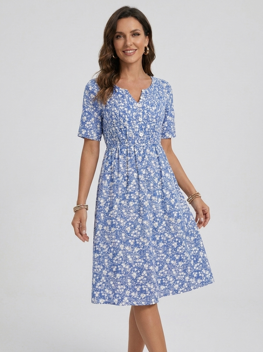 auvora™ Wildflower Midi Dress