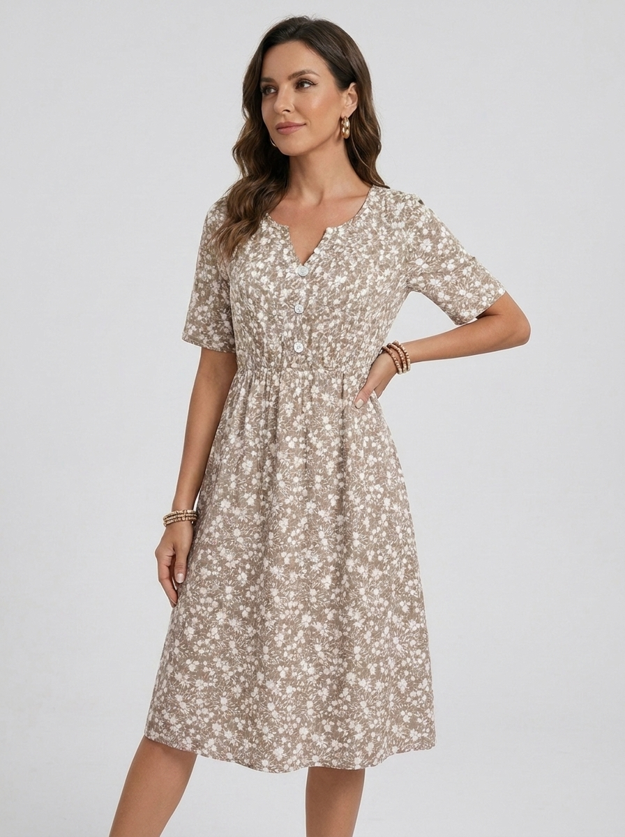 auvora™ Wildflower Midi Dress