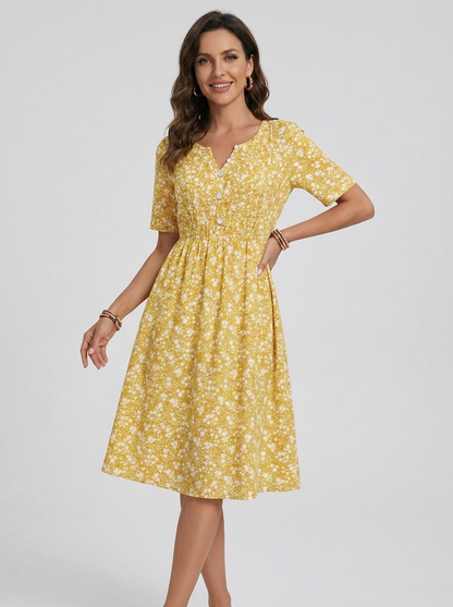 auvora™ Wildflower Midi Dress