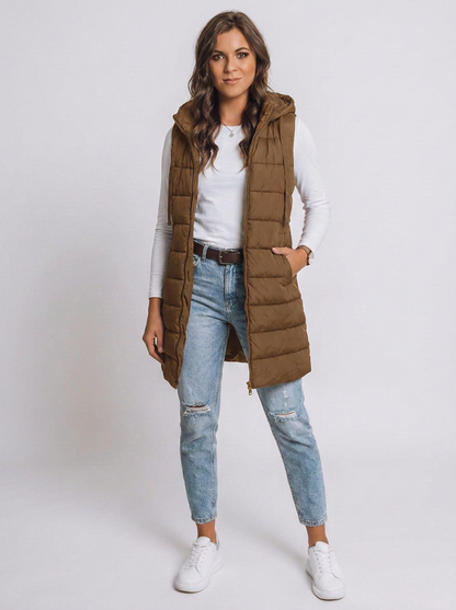 auvora™ Long Puffer Vest