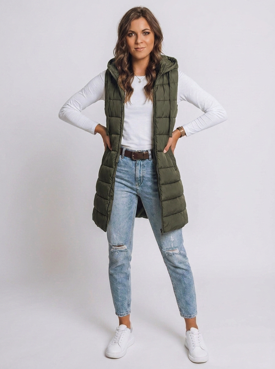auvora™ Long Puffer Vest