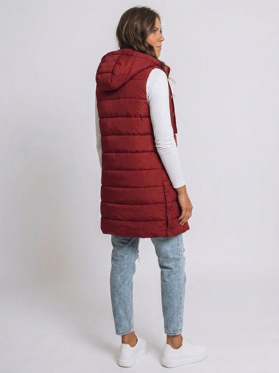 auvora™ Long Puffer Vest