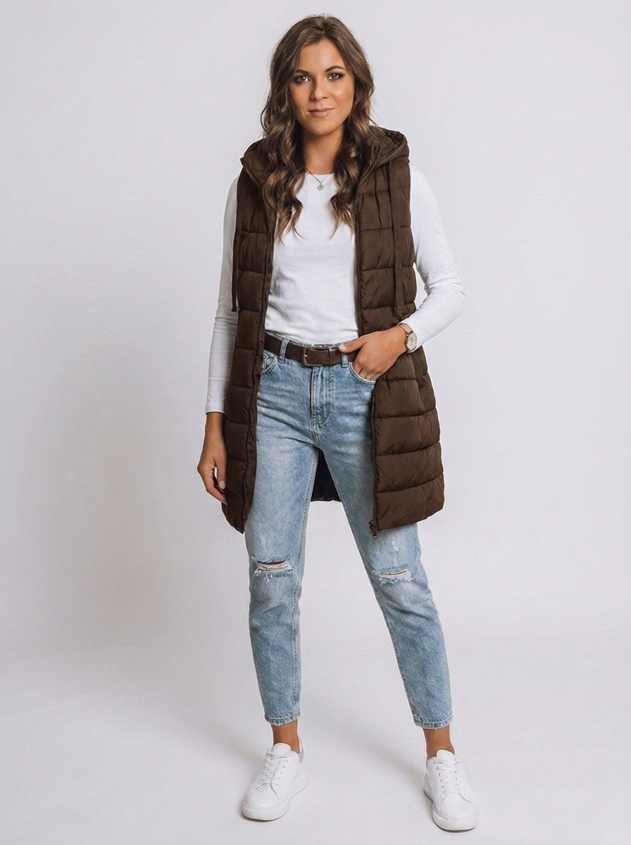 auvora™ Long Puffer Vest