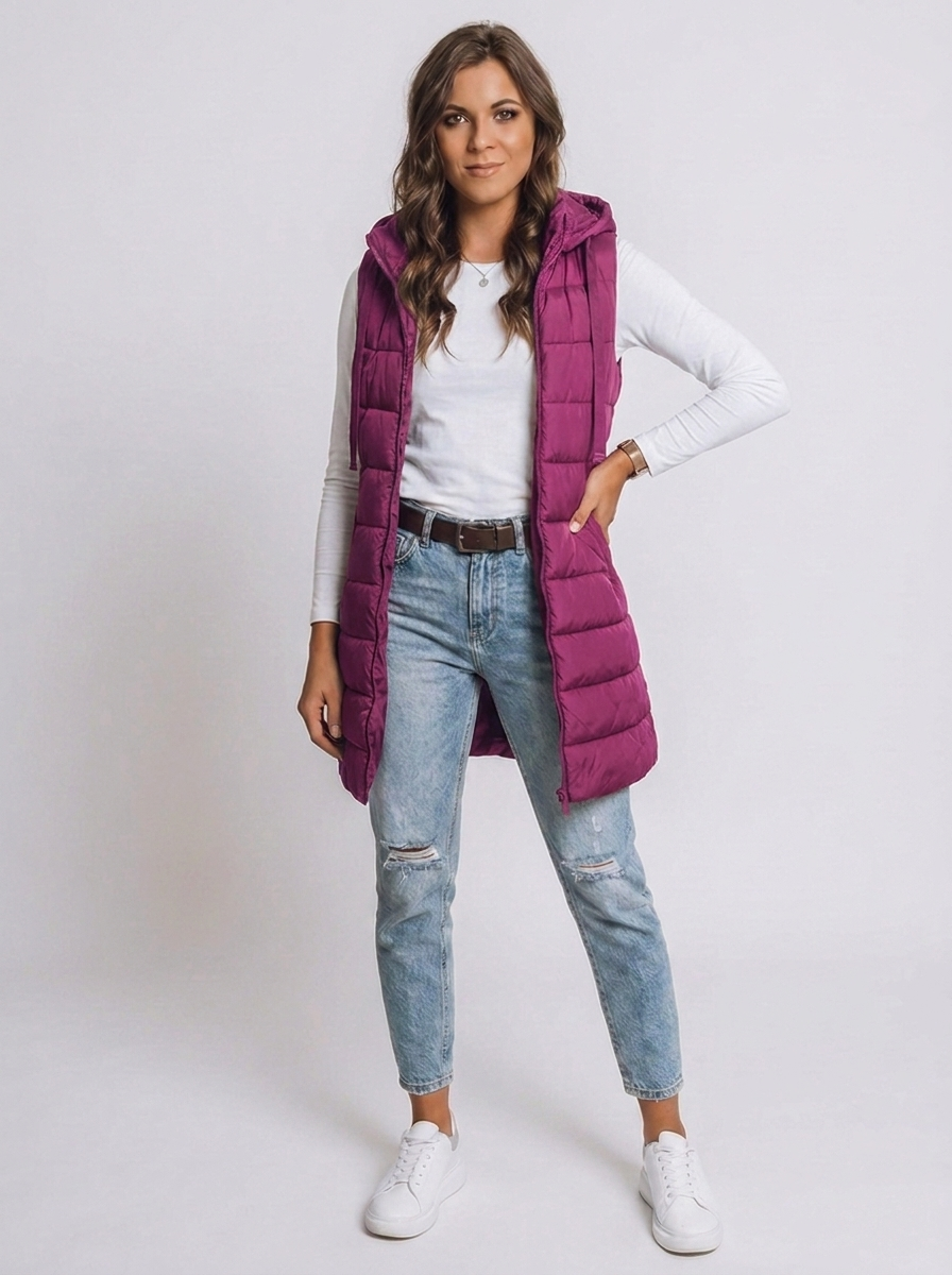 auvora™ Long Puffer Vest