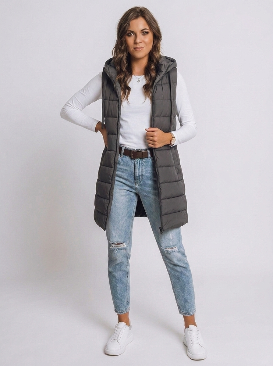 auvora™ Long Puffer Vest